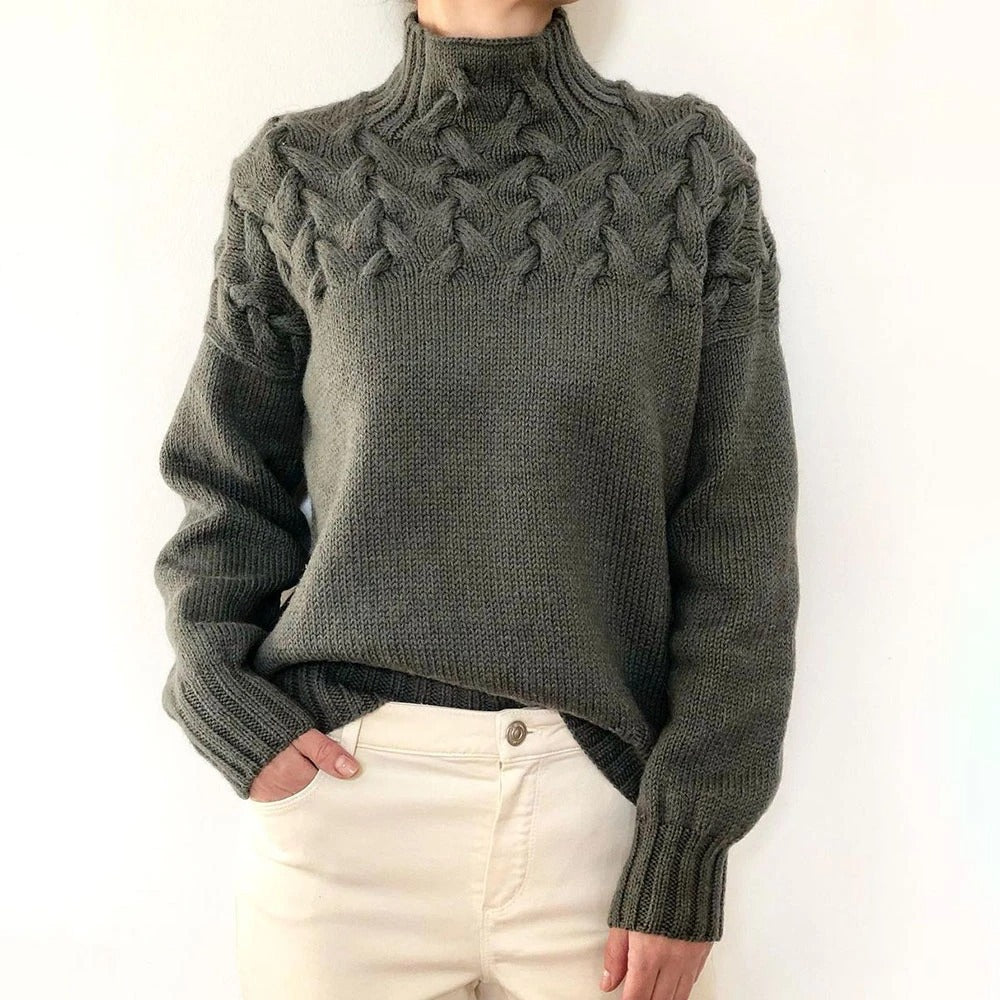 Charlotte | Cozy Turtleneck Knit Sweater