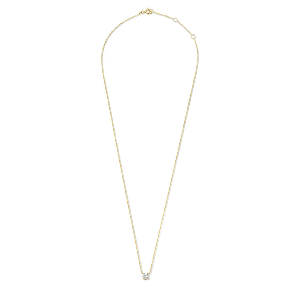Ysavienna | Moissanite Stone Necklace 14k Gold